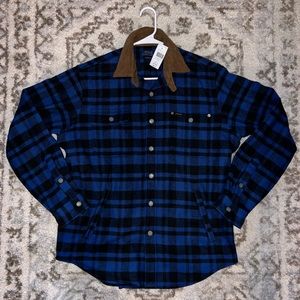 Polo Ralph Lauren Mens Plaid Flannel Western Shirt Jacket